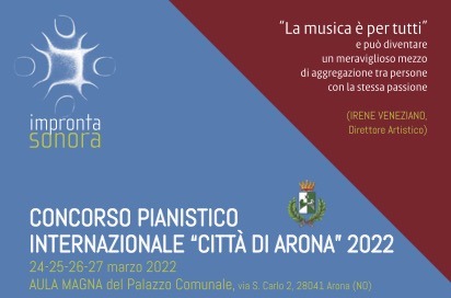 Concorso Pianistico Internazionale “Città di Arona” 2022